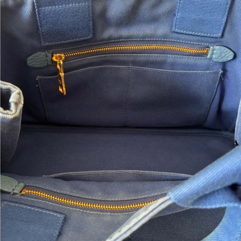 Prada Canapa blue denim tote - Picture 7 of 14